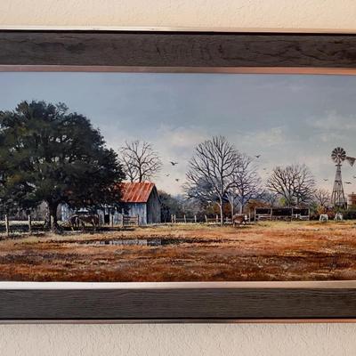 Artist Larry Moore, Appears To Be An Original Oil Painting