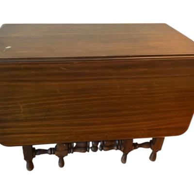 Vintage Wood Drop Leaf Table