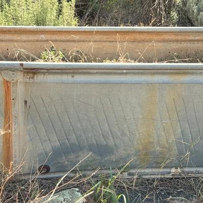 5.5 ft Galvanized Trough