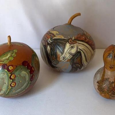 Hand Painted Gourds