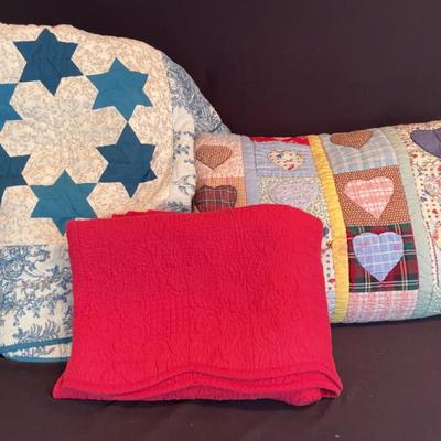 Red & Blue Quilts
