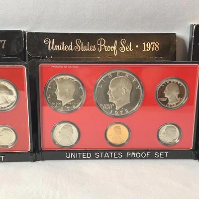 United States Proof Sets: 1977, 1978, 1981