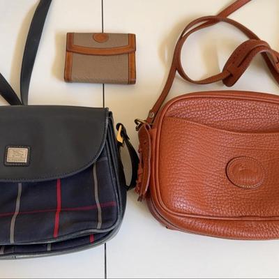 Vintage Dooney & Bourke purse & wallet & Burberry’s shoulder bag
