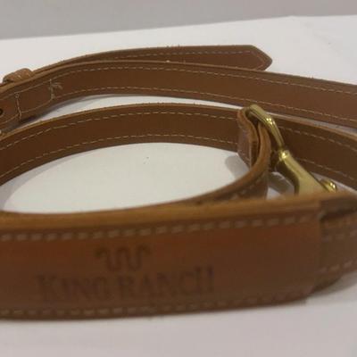 King Ranch Adjustable Leather Strap