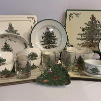 Spode Christmas Tree Collection-Dinnerware & Placements