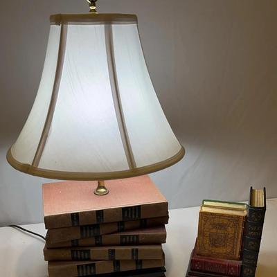 All About The Books: Table lamp And Bookend
