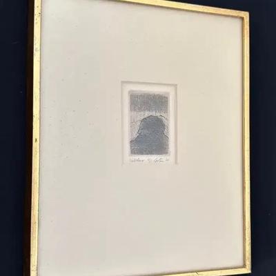 “Watching” 1966 Limited Edition 2/10 Framed Print- Signed