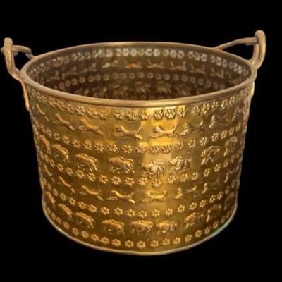 Brass Planter W/Handles