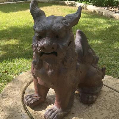 Large Shisa Statue - Lot 2