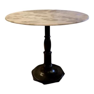 Marble Top Round Table