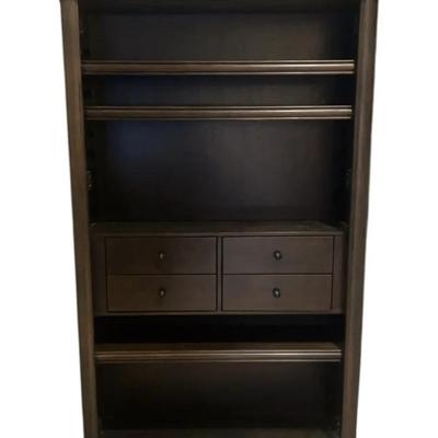 78" Glass Door Bookcase Lot 2 *Heavy*