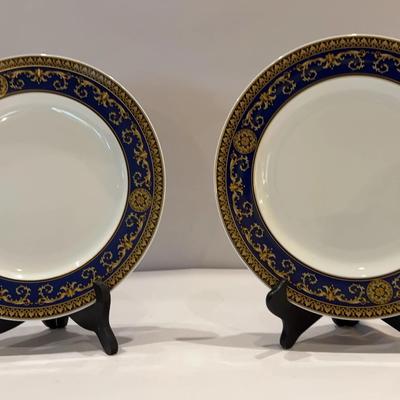 Versace Medusa Blue serving plate- Set Of 2- Lot 2