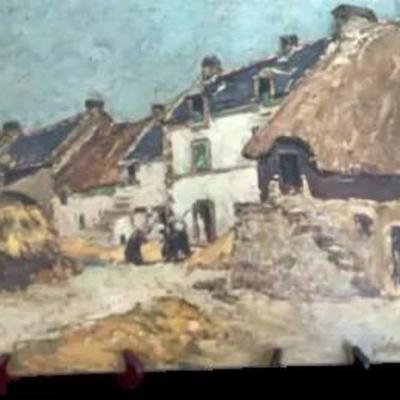 Print Mock Oil Painting of "St. Ives"