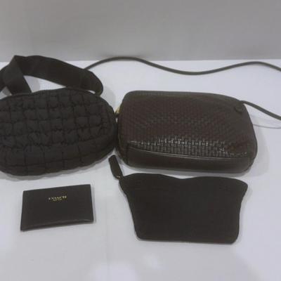 Bloomingdale Black Leather Purse, Coach Wallet And More!