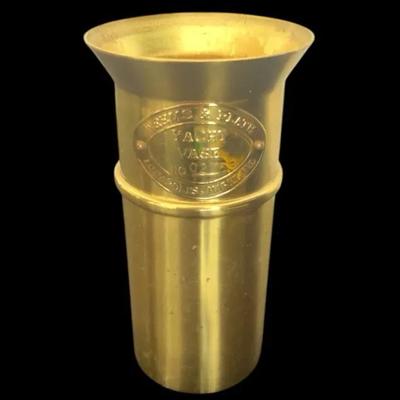 Vintage Weems & Plath 701 Yacht Vase Solid Brass