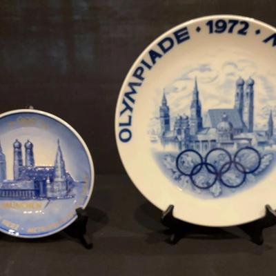 Goebel 1972 Munich Olympics collector plate & commemorative plate for the 1972 Munich Olympics
