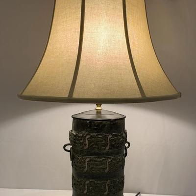 Chinoiserie or Asian-inspired Table Lamp Lot 2