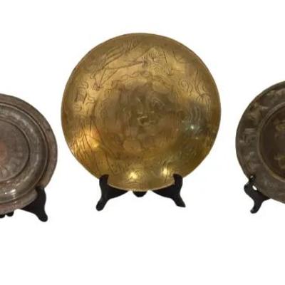 Chinese Decorative bowls & Possibly Copper Decorative Bowl
