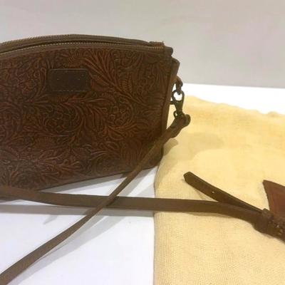 King Ranch Trade Mark Leather Purse And Dust bag