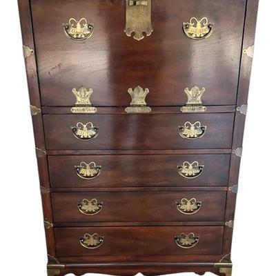 Henredon Campaign Style Dresser