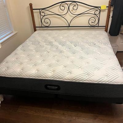 Sale Photo Thumbnail #134: King Bed - Metal Headboard - Beauty Rest Pressure Smart Mattress