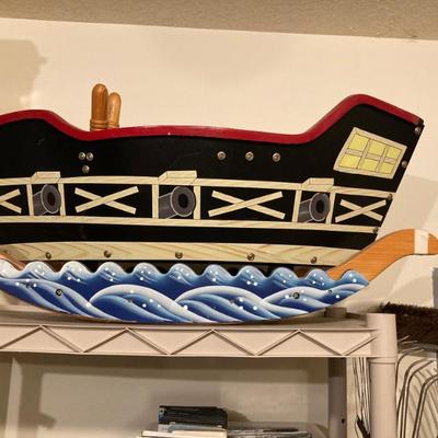 Sale Photo Thumbnail #267: Pirate Ship Rocking Horse