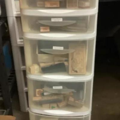 Craft Lot w/ Rubber Stamps
