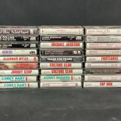1980s Awesome Sounds Cassettes Corey Hart, Culture Club, Phil Collins, More