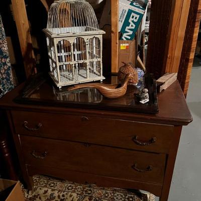 Antique Dresser, Birdcage