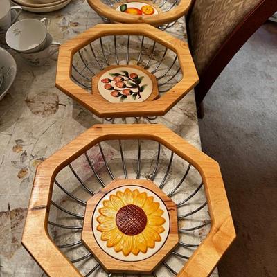 Folk Art “Pyrography hand painted designs wall decor