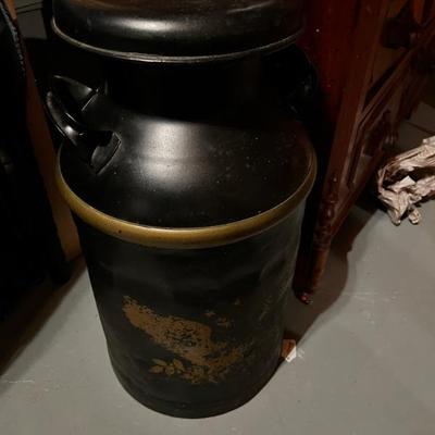 Vintage Metal Milk pail