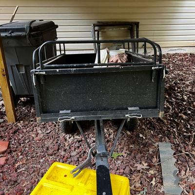 Landscape utility trailer 