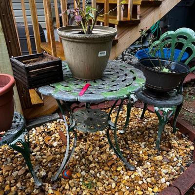 Wrought Iron Table Set