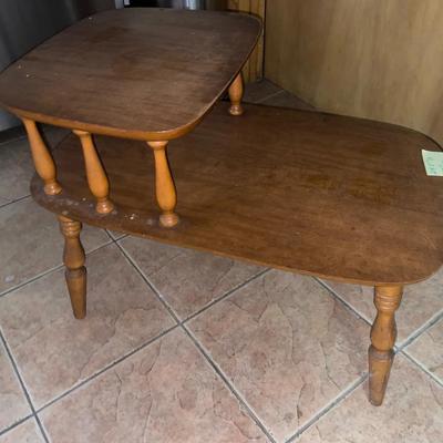 Vintage Two Tiered End Table