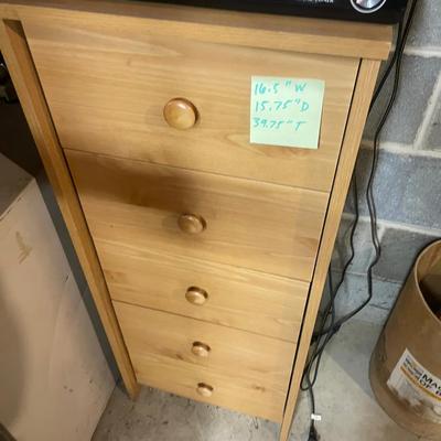 Faux Wood Storage Drawers