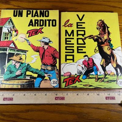 Two Vintage Italian Western Comic Books