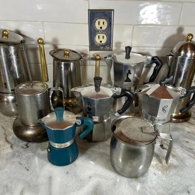 Lot Of Espresso Pots