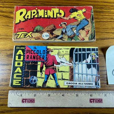 Two Small Italian Comic Books