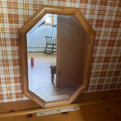 1980s Octagonal Mirror