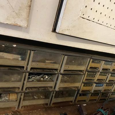 Lot Of Storage Drawers Of Hardware