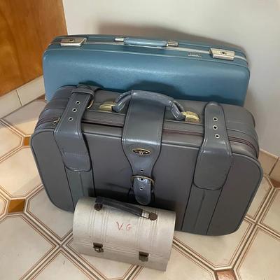 Vintage Luggage And Lunch Box