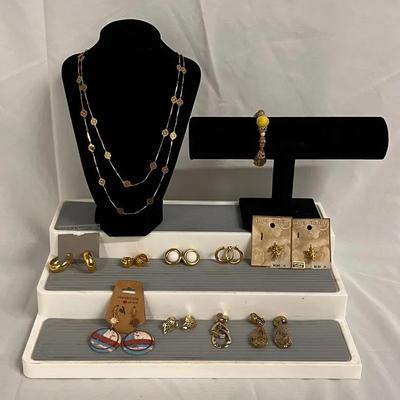 Earrings, Napier Necklaces, And Bracelet