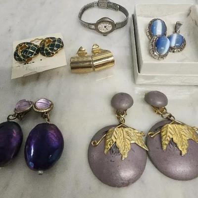 Sterling 950 Clip Ons & Pendant & More