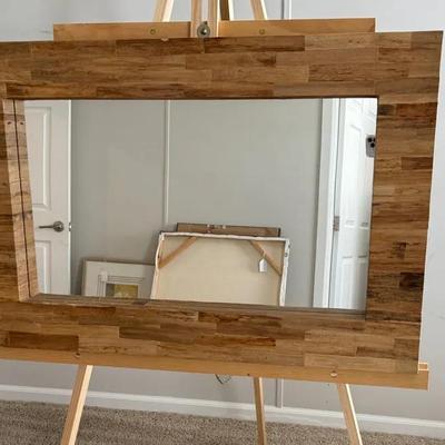 Wooden Framed Mirror