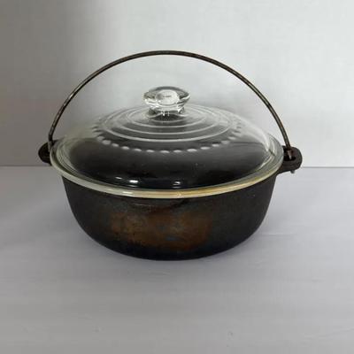 Vintage Dutch Oven with Glass Lid
