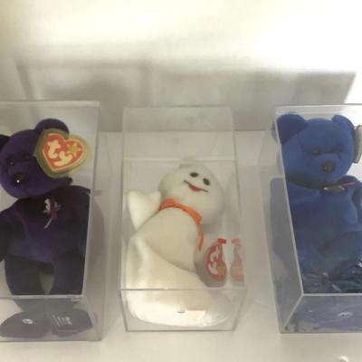 Three Highly Collectable Beanie Babies