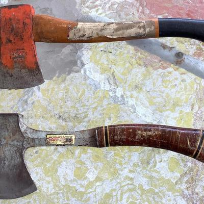 Pair Of Hatchets Sandvik And Estwing