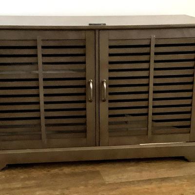 Shutter Door Media Cabinet