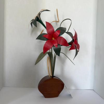 Hand Crafted Wood Wildflowers