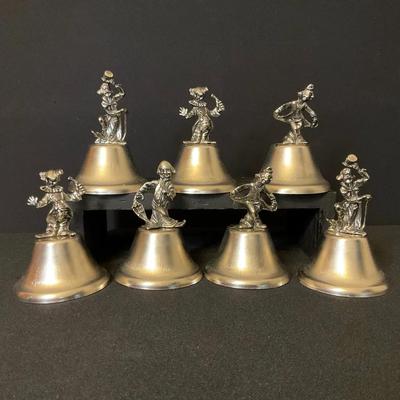 Pewter Clown Bells
